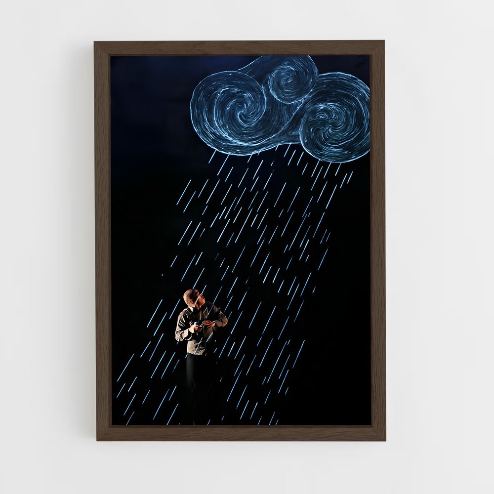 Poster Pluie de Pensées – affiche Danse (vue 5)